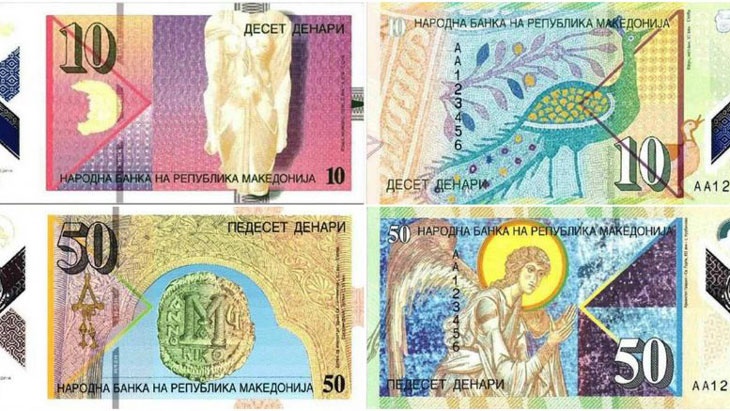 Од утре во оптек полимерни банкноти од 10 и 50 денари
