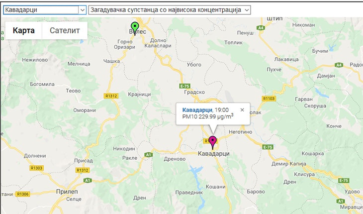 Успешно намалено загадувањето и вечерва во Кавадарци