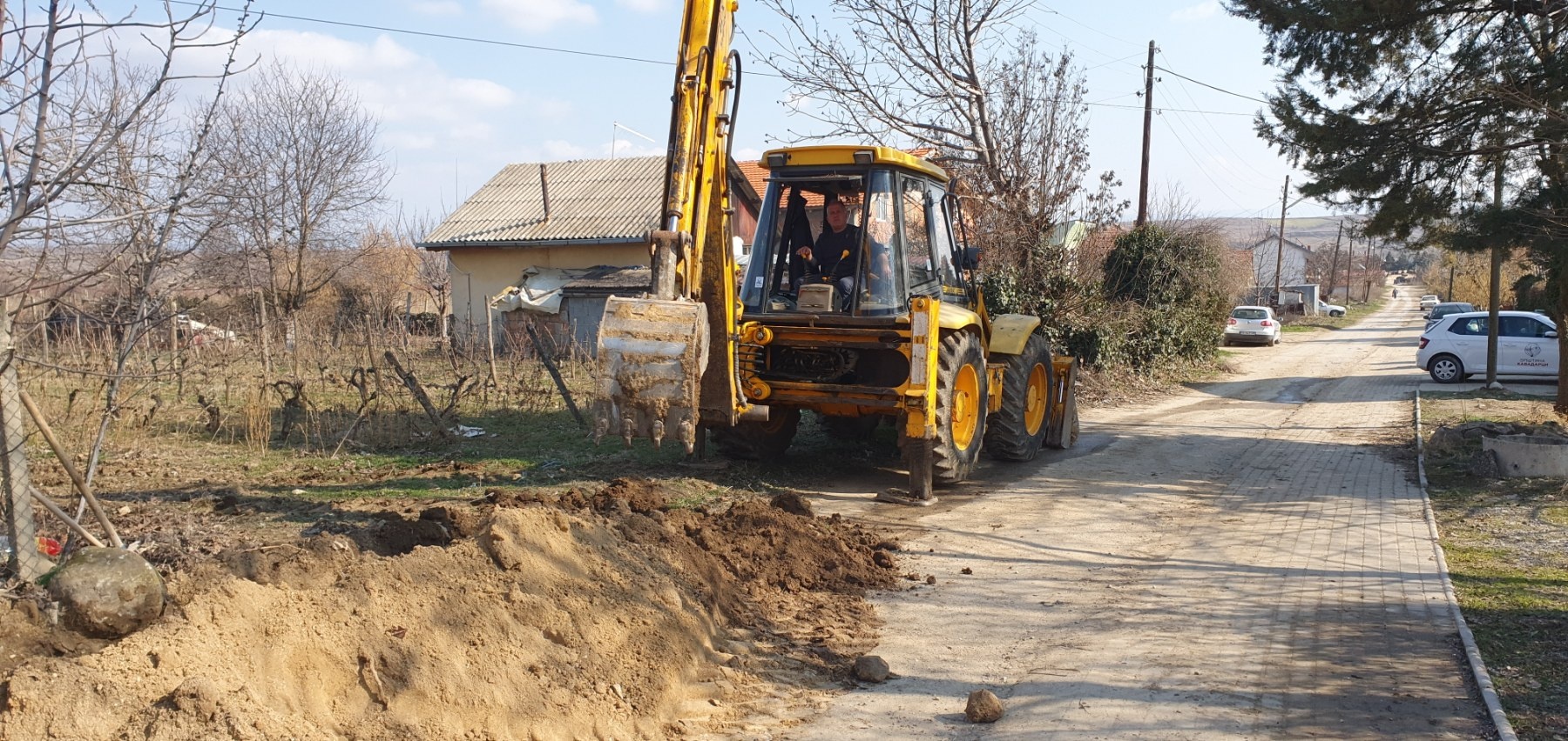 Реконструкција на водоводната мрежа  и изградба на атмосферска канализација во Сопот