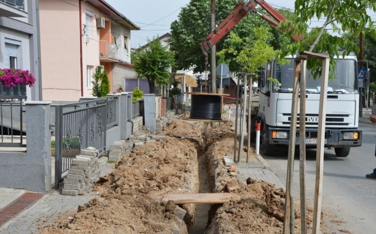 Нова ниско напонска линија за улично осветлување на „Пионерска“