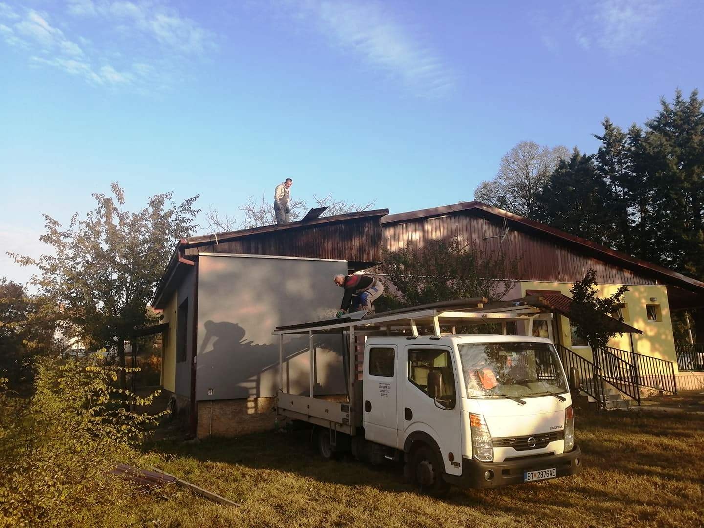 Нов покрив за градинката во село Возарци