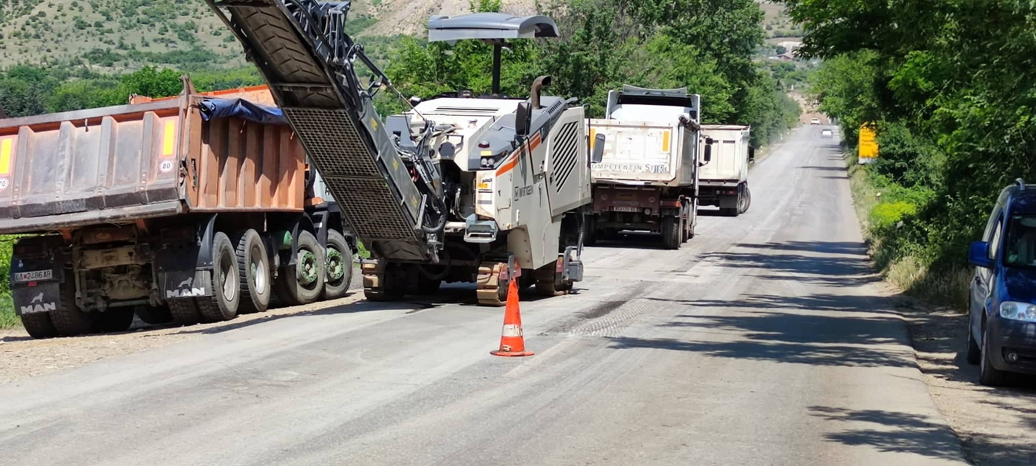 Започна реконструкција на патот Кавадарци – Дреново (ВИДЕО)