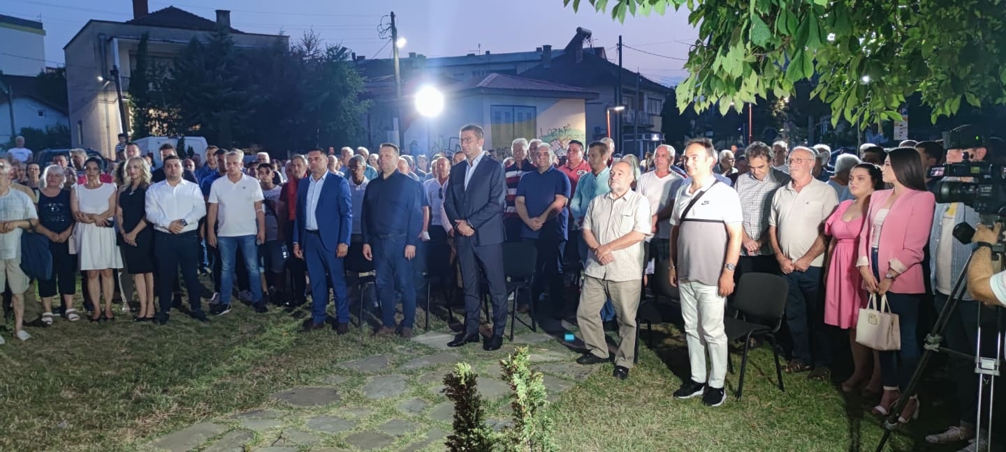 Трибина на ВМРО-ДПМНЕ во Кавадарци – Мицкоски не одговори дали Јанчев е нивен кандидат за локалните избори