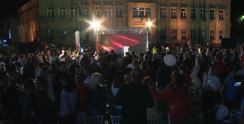 Предизборен митинг на ВМРО-ДПМНЕ во Кавадарци: Јанчев им вети на кавадарчани нови 180 проекти