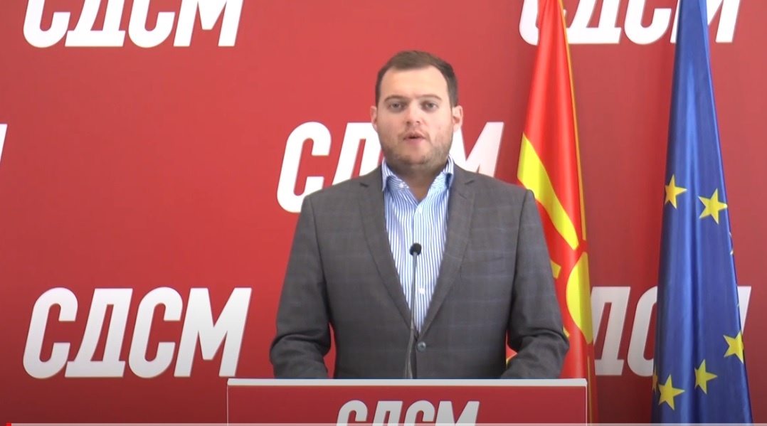 СДСМ: Параноичниот Мицкоски сака да ја скара државата со светот и да ја однесе во изолација (видео)